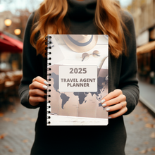 Load image into Gallery viewer, 2025 Travel Agent Planner – Your Ultimate Business Success Tool
