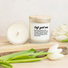 Load image into Gallery viewer, Soft Girl Era Candle – 11 oz. Coconut Soy Wax with Wood Wick
