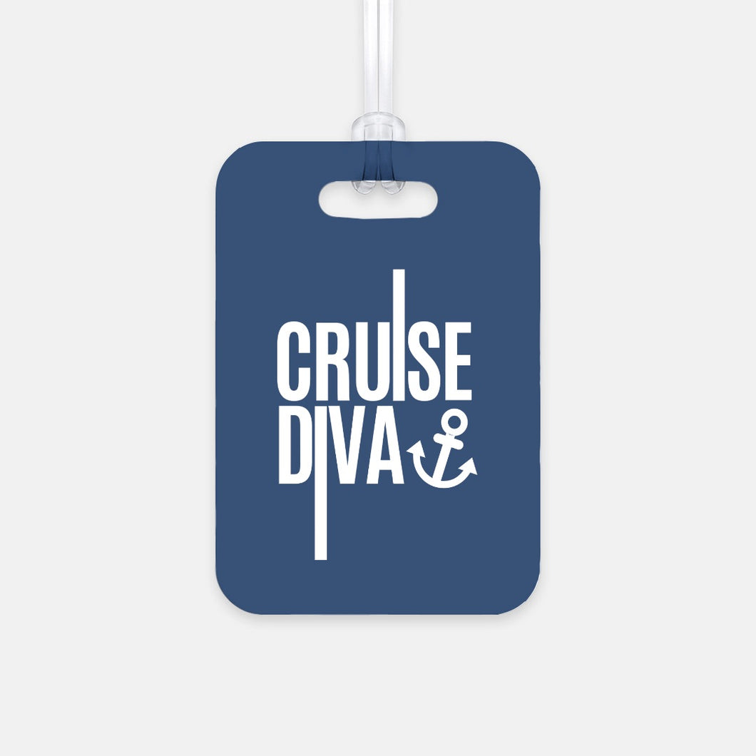 Cruise Diva Luggage Tag