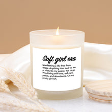 Load image into Gallery viewer, Soft Girl Era Candle – 11 oz. Coconut Soy Wax with Wood Wick
