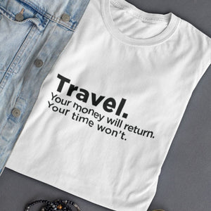 Travel. Your Money will Return